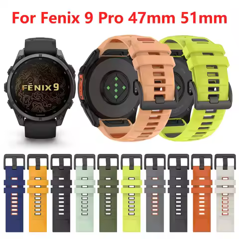 Bracelet 22mm 26mm QuickFit Strap for Garmin Fenix 9 9 Pro Solar 47mm 51mm Watchband Epix Gen2 Fenix