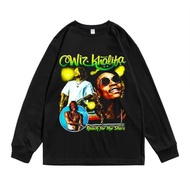 維茲·卡利法Wiz Khalifa說唱嘻哈歌手Little Queer長袖T恤寬松