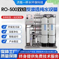 RO-500雙級反滲透純水設備 工業軟化過濾去離子淨水器 反滲透設備