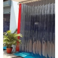 Clear pvc curtain 60cm wide x 160cm high