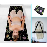 Yvonne Genuine High-End Travel Yoga Mat 1.5Mm Thick Rubber Material, Grip Surface - Rough Anti-Slip, Genuine