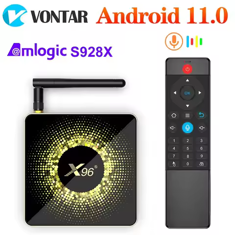 X96 X10 Amlogic S928X-J TV Box 8GB RAM 64GB ROM Support Dolby 8K USB3.0 Wifi6 BT5.2 1000M LAN Set To