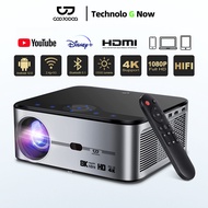 GOOJODOQ 2023 New touch screen Projector 4K WiFi projector 4k projector portable projector โปรเจคเต