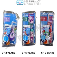 Jordan Step 1 Toothbrush (0-2 Years)/Step 2 (3-5 Years)/Step 3 (6-9 Years) 1pc + toothpaste 75g (Tra