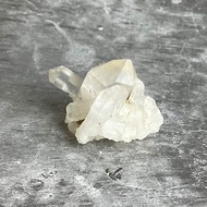 水晶簇- 白水晶原礦 辦公室療癒微景觀 裝置擺飾 一物一圖