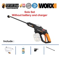 WORX Combo Set WG630E 20V 4.0AH Hydroshot Car Wash Cordless Water Jet Car Pressure Washer Pump High 