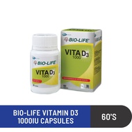 BIO-LIFE Vita D3 1000 Tablets 60's