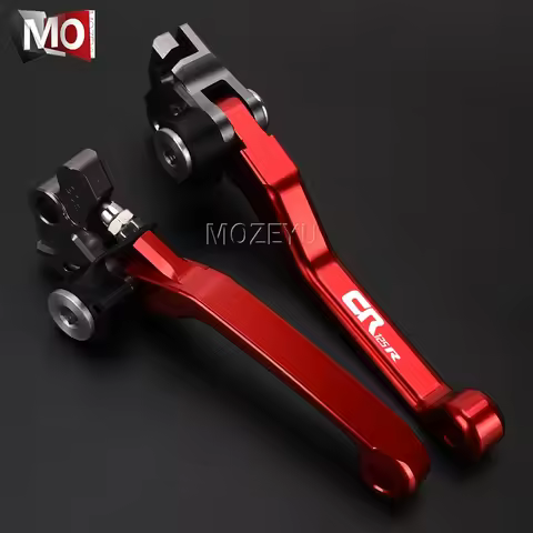 For Honda CR125R CR 125R CR 125 R 1992-2003 Foldable Pivot DirtBike Brake Clutch Levers Handle Lever
