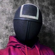 觀塘現貨 魷魚遊戲面具 觀塘面具 Kwun Tong 2021 Squid Game Mask Halloween Masquerade Horror Costume Party Xmas