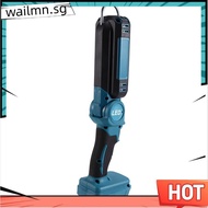 21V Rechargeable Cordless Work Light Foldable Flashlight Portable Lantern Spotlight for  18V Battery