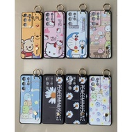Cute cartoon Case Wristband Holder with long strap for samsung S22 21 ultra S20 Ultra note20 Ultra note10