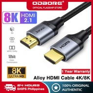 8K HDMI 2.1 Cable 8K/60Hz 4K/120Hz 48Gbps HDCP2.2 HDMI Cable Cord for PS4 Splitter Switch Audio