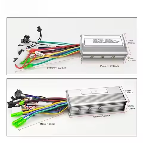 24 36V 48V 60V 250W 350W 500W 1000W 15A 22A 25A Electric Scooter Brushless Motor Drive Controller UA