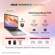 ASUS ExpertBook PM3 | AMD Ryzen™ AI 7 350 | 16GB | 512GB | 14" FHD | Copilot+ PC Laptop  | 3-Year PM