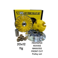 PROTAPER NVX v1 v2 / Nmax v1 v2 Front CVT Pulley set 20x12 11g nmax155 nvx155 Front pulley set kit c