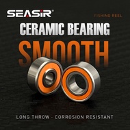 SEASIR Full Ceramic Hybrid Fishing Pulley Ball Bearings Side Cover (3x10x4mm) + Spool Bearing (5x10x