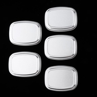 [szluzhen3gv] 5Pcs 80ml Square Aluminium Tin Pots Cream Salves Herbs Jar Containers Cases