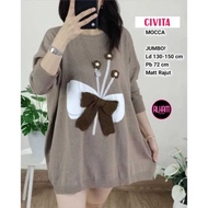 Civita Top Jumbo Knitted Blouse, trendy oversized knitwear Blouse