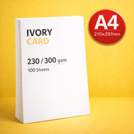 π£π₯ππ‘π§ π¦π’π¨π₯ππ - A4 Ivory Card (2 side matt) 230gsm 300gsm