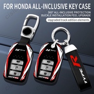 Racing Fashion Style Car Key Remote Fob Case Cover ABS Shell Holder For Honda Fit Jazz City Civic Accord BRV CRV HRV Vezel Odyssey Insight Jazz Shuttle Passport Pilot Freed Brio