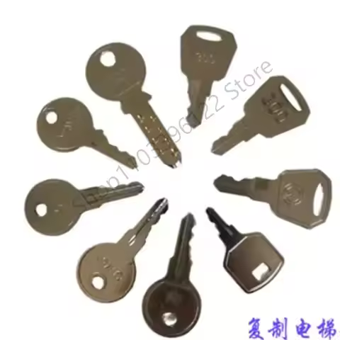 10PCS For Xunda SCHINDLER Lock Elevator Key 335400 300A 300B 300C D CH751 Keys Escalator Key E F2026