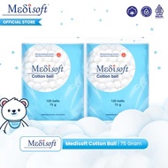 Medisoft Cotton Balls Round Cotton Balls Baby Cotton Balls 120 balls 75 gr