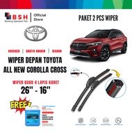 TOYOTA Wiper All New Corolla Cross Quad Car Windshield Wiper Fluid Free Wiper Fluid