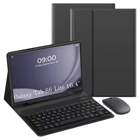 Tablet Keyboard Case for Samsung Galaxy Tab S6 lite 10.4'' Detachable Keyboard Cover for Samsung Tab