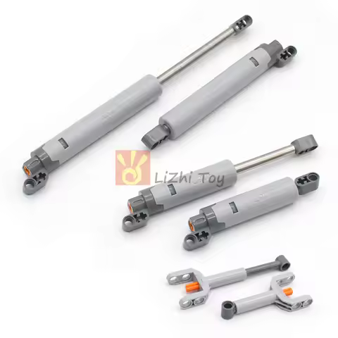 MOC Bricks Bricks Technical Linear Actuator Long Ends Holder Building Blocks Compatible with 40918 6