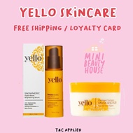 essential mask face mask mask 3ply READYSTOCK YELLO SKINCARE OATMEAL TUMERIC MASK & SCRUB OTMS / SNO