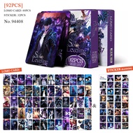92 New Style Anime Photocards I Upgrade Myself Collection Photo Cards Self-Printing Stickers Two-Dim