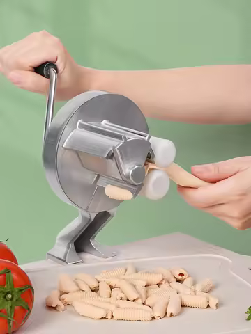 Pizzathome Cavatelli Maker Machine Pasta Maker Easy to Clean Rollers Makes Authentic Gnocchi, Pasta 