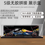 Acrylic Display Case Suitable for Lego 42141 42207 42171 F1 Racing Figure Storage Box Dust Cover McL