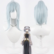 Isekai Apocalypse Chrono Atuna of Sludge Cosplay Wig Simulation Scalp Detachable Ponytail Synthetic 