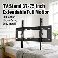 Freely Retractable Universal TV Stand 32-75 inch Pendirian Meja Bracket Metal Tv Bracket Adjustably