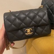 香奈兒 CF19 23p愛心調節扣 防刮荔枝牛皮 晶片 chanel