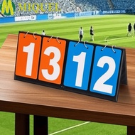 MIQUELZA Digital Flip Scoreboard, 2/3/4/6 Digit Durable Multi-Sport Game Scoreboard, Score Board Por
