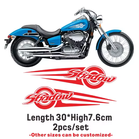 Motorcycle Vintage Style Decal Gas Tank Decals Stickers For Honda Shadow VT 125 NV400 VT600 VF750 VT
