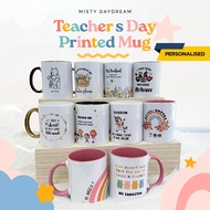 Customised Teacher's Day Gift Printed Mug | Personalized Teacher Day Gifts Coffee Cup Present