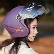 3C Certified Adult Motorcycle Half Helmet Malaysia - Lightweight 800g with Ventilation System & Blue