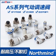 SMC Adjustable Speed Control Valve AS1201F-M3-03  M6-06 AS1201F-M6-06 AS1311F-M5-04