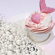 130g/4.58 Oz White Cake Decoration Sprinkles- Baking Decoration Cake Decoration, Cake Birthday Weddi