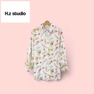Shirt-Dress H.z studio White Size-F Bust 40 Waist 40 Hips 42 Length 31 Inches Polysatin Fabric Beaut