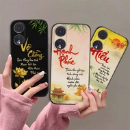 Oppo Reno 8T / Reno8 T 4G 5G case with calligraphy meaning peace of mind, fortune, parents