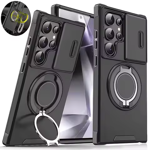 Funda For Samsung Galaxy S25 Ultra 5G Case Slide Camera Protect Armor Shockproof Coque Sumsung S25 P