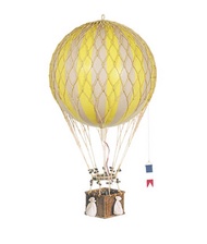 荷蘭 AUTHENTIC MODELS 熱氣球吊飾/ 黃色條紋/ 32CM