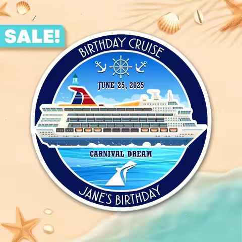 Customized personalized door magnets, cruise ship door decorations, door magnets, cruise ship magnet