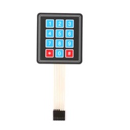 1/5pcs 3*4 Key Button Membrane Switch 3*4 Matrix Array Keyboard Keypad with LED Control Panel Pad DI