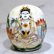 【慈光安寧】日本清水燒達摩 | 仫繪 觀音 小號