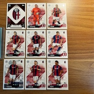 [ GENUINE ] - FULL SET - TOPPS MATCH ATTAX 2025 - BOLOGNA FC (9 CARDS)
